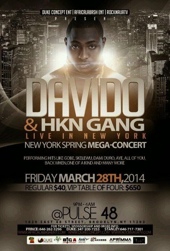 Davido's New York concert
