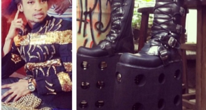 Derenle Edun's new shoes