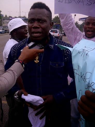 Duncan Mighty protest the kidnap of Akas Baba