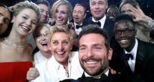 HT ellen degeneres lawrence selfie