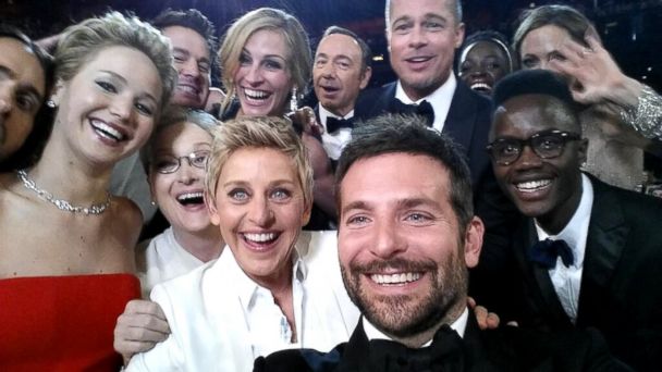 HT ellen degeneres lawrence selfie