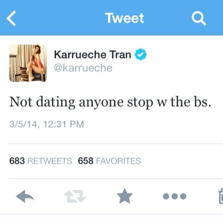 I am dating no one - Karrueche confirms split from Chris Brown