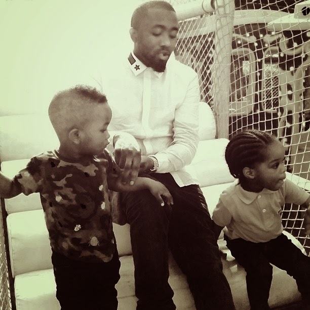 Ice Prince, son and Boluwatife