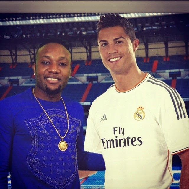 Kcee and Cristiano Ronaldo