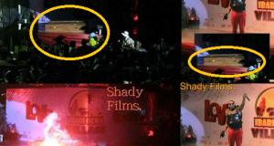 Kelly handsome arrive stage in a coffin