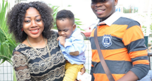 Olamide with baby mama Adebukunmi Aisha Suleiman and their son