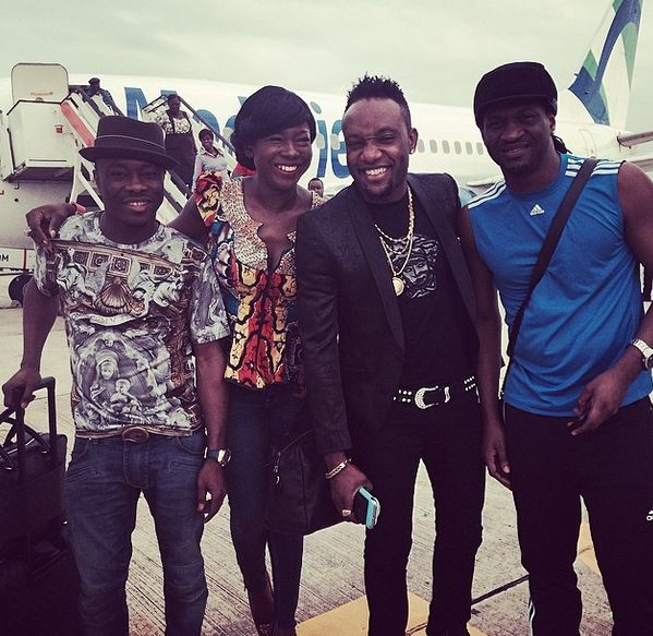Paul, Julius Agwu, Kcee & Susan Peters