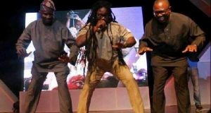 Peter Obi and Fashola dancing galala with Showkey
