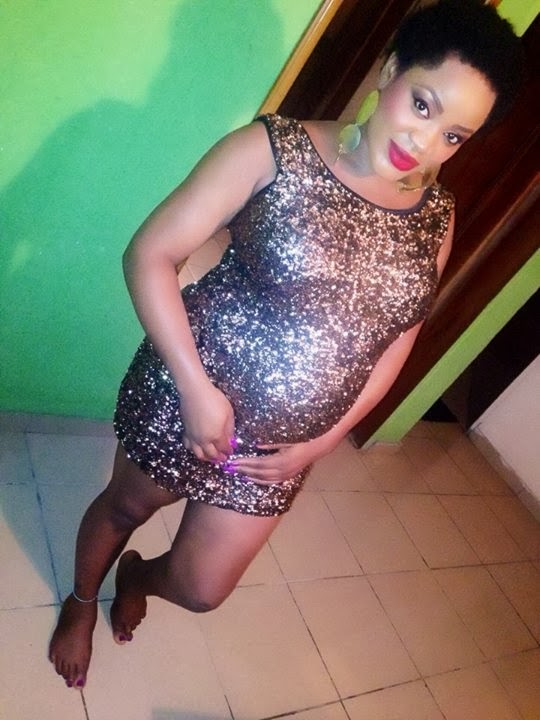 Uche Ogbodo shows off baby bump