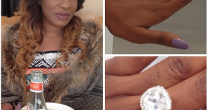 Chika Ike get Diamond ring from her boo