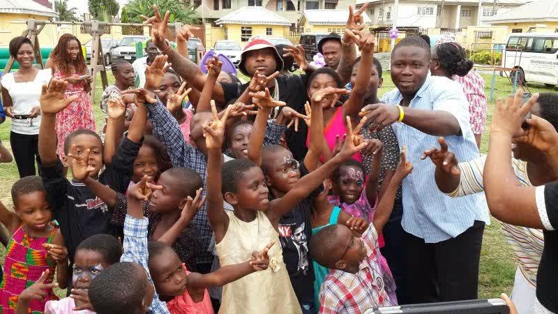 Davido celebrates easter with kids at orphanage