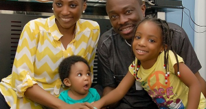 Julius Agwu's birthday with his family