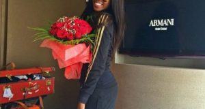 Tiwa Savage arrives in Dubai for wedding