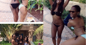 Tiwa Savage shows off butt in new bikini photos