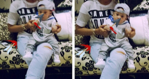 Toyin Lawani finally shares photo of her cute son