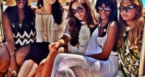 Agbani Darego Greece vacation