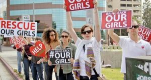 Anne Hathaway leads protest in LA