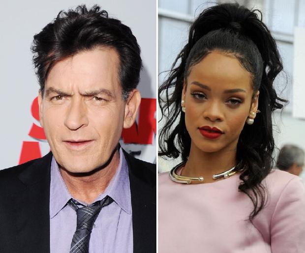 Charlie Sheen vs Rihanna