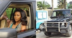 Genevieve Nnaji's Mercedes Benz G Wagon