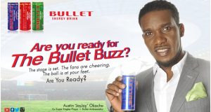 Jay Jay Okocha for Bullet Energy Drink May 2014 NaijaVibe