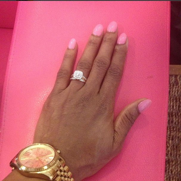 Karen Igho flaunts her lovely ring