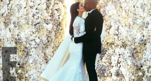 Kim Kardashian and Kanye West wed