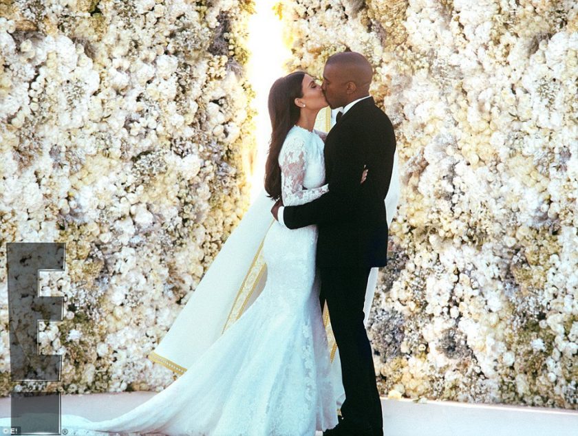 Kim Kardashian and Kanye West wed
