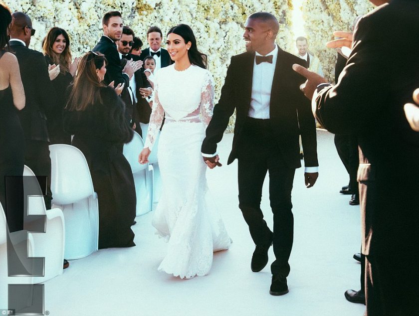 Kim Kardashian and Kanye West wedding