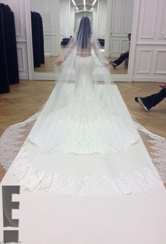 Kim Kardashian wedding dress