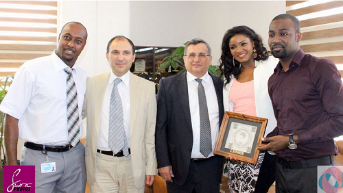 Omotola Jolade-Ekehinde receives ASGA Award in Cyprus 2014