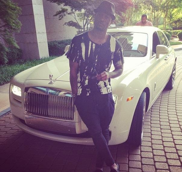 Peter Okoye flaunts his new Rolls Royce