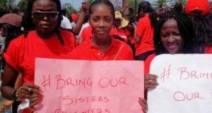 #Bringbackourgirls : Tiwa Savage, Tonto Dikeh, Toke Makinwa others in Lagos protest