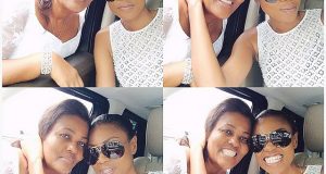 Yvonne nelson and her mum