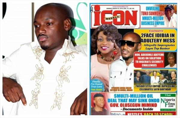 2face Idibia set to slam magazine with N100m lawsuit over adultery allegation