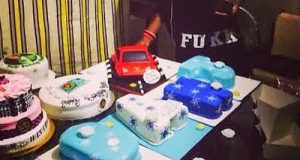 D'banj's giant birthday cakes