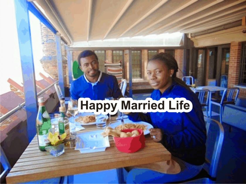 Faith Sakwe and Godswill Osim in Dubai