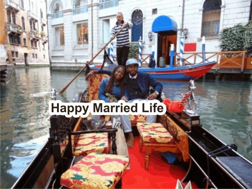 Faith Sakwe and Godswill Osim in Venice