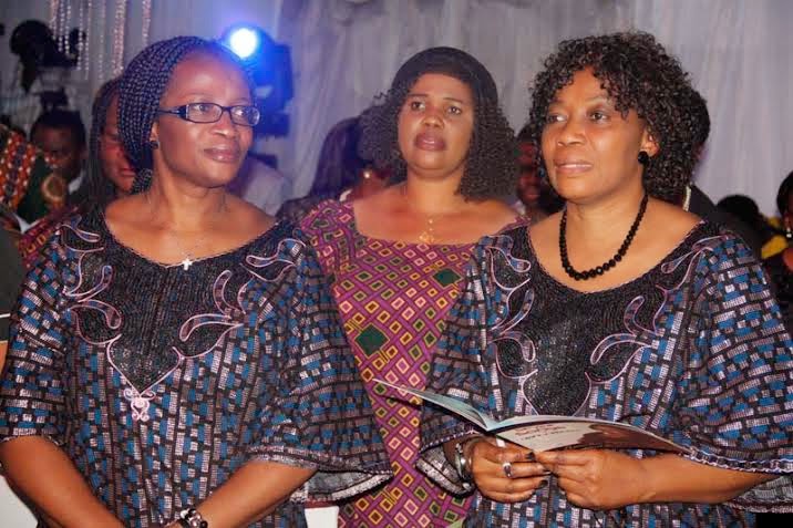 Guests at Amaka Igwe's service of songs