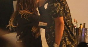 Khloe & French Montana kissing