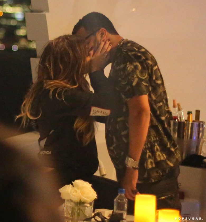 Khloe & French Montana kissing