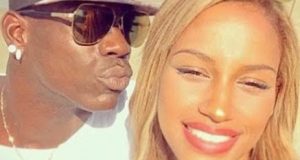 Mario Balotelli and Fanny Neguesha