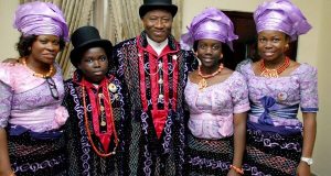 President Jonathan's children