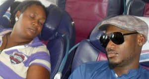 Tuface and comedienne Princess spotted sleeping together