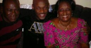 Tuface with dad and mum