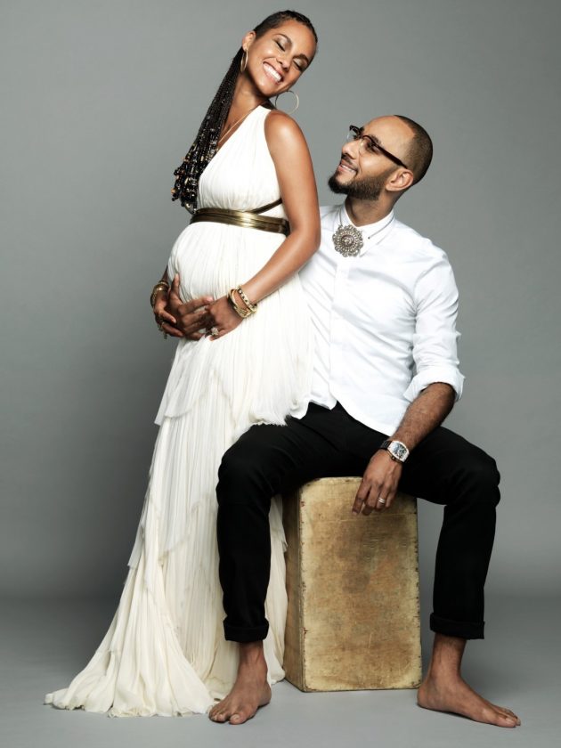 Alicia Keys and Swizz beatz