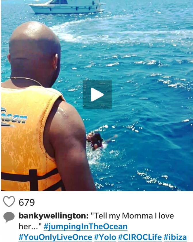 Banky W balling hard in Spain