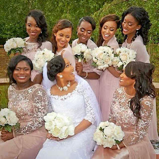 Bridesmaid of Tomi Ashimolowo and Dorothy Jeneba Kamara