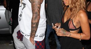 Chris Brown step out with Karrueche
