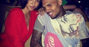 Chris Brown with Karrueche Tran