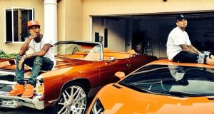 Chris Brown's crib and cars